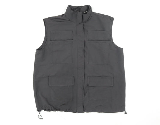 Mens UK Size M Divided Black Bodywarmer