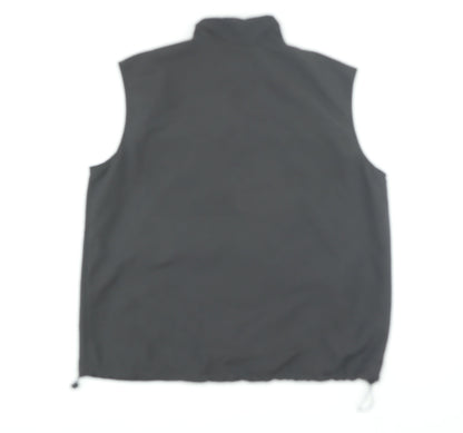 Mens UK Size M Divided Black Bodywarmer