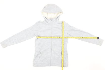 Mountain Warehouse Women's Grey Hooded Fleece Jacket UK 10