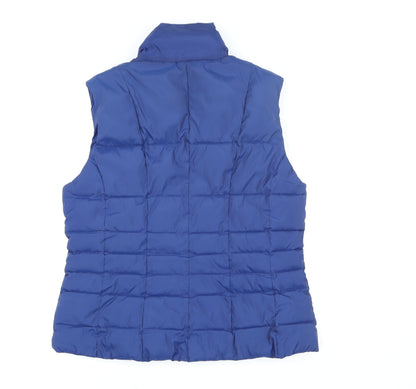 Hobbs Women's Blue Size 14 Puffer Quilted Waistcoat Gilet