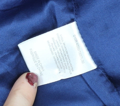 Hobbs Women's Blue Size 14 Puffer Quilted Waistcoat Gilet