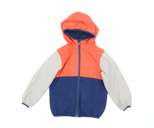 Boys UK Size 4 Years NEXT Multicoloured Windbreaker Coat