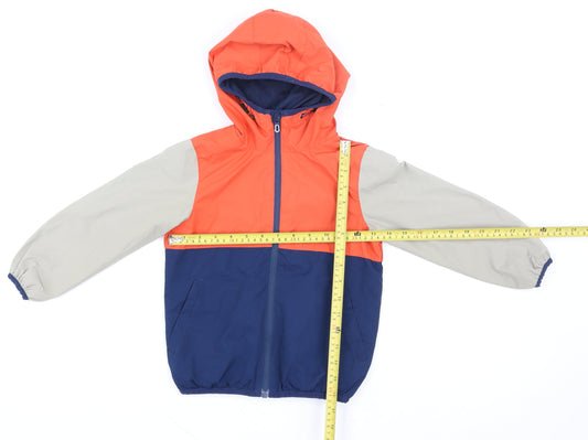 Boys UK Size 4 Years NEXT Multicoloured Windbreaker Coat