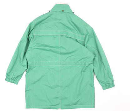 Womens UK Size 10 Marks and Spencer Green Anorak Coat