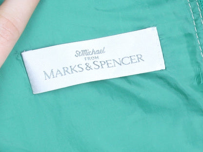 Womens UK Size 10 Marks and Spencer Green Anorak Coat