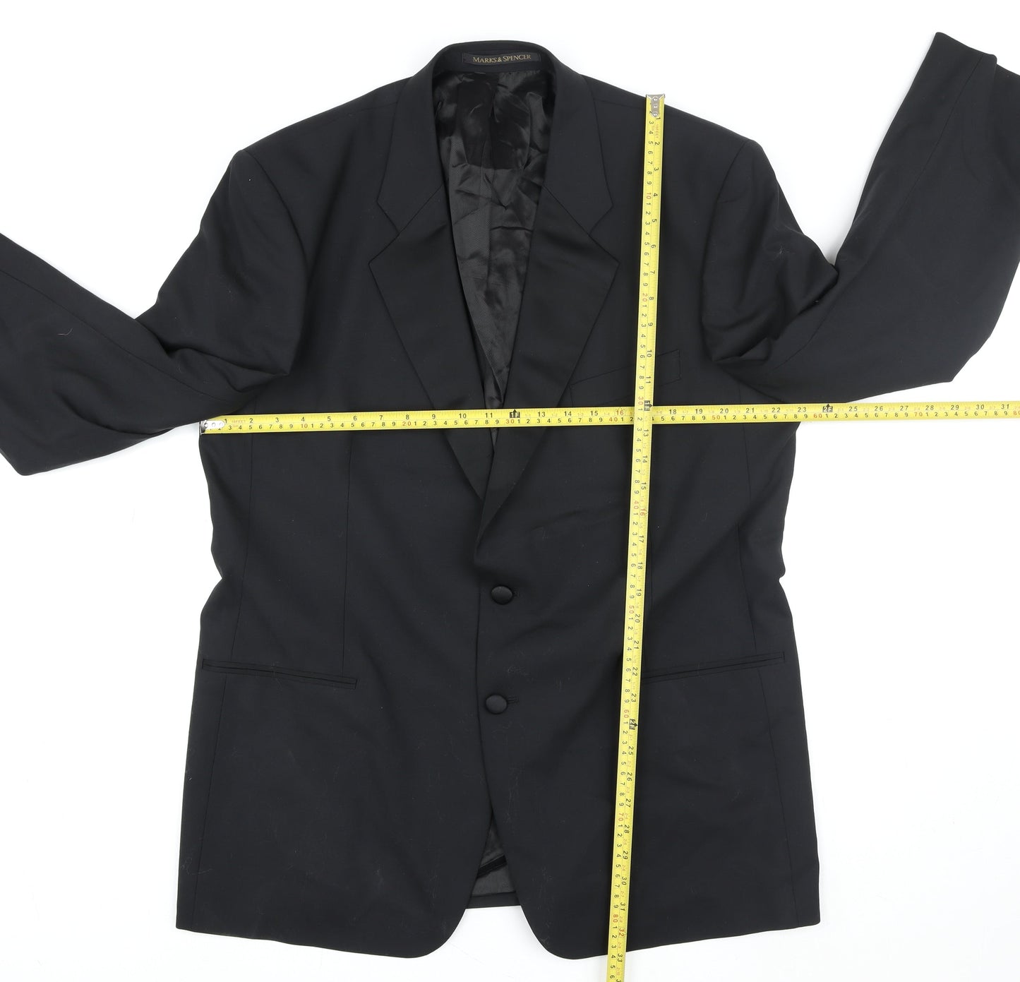 Womens UK Size 44L Marks and Spencer Regular Black Suit Jacket