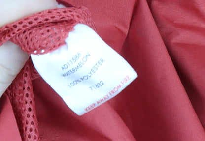 Mens UK Size L Cotton Traders Red Rain Coat
