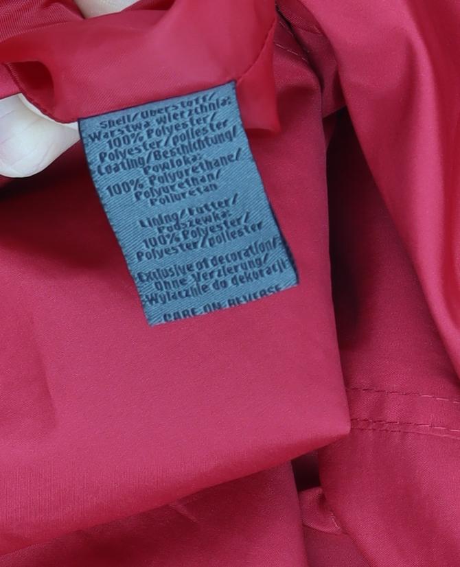 Womens UK Size XL Novelti Red Parka Coat