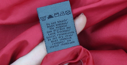 Womens UK Size XL Novelti Red Parka Coat