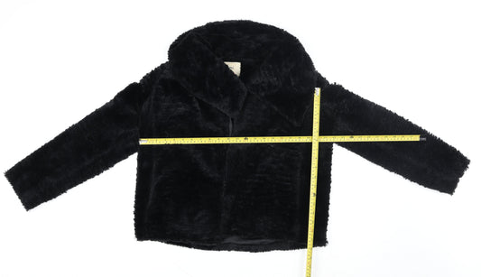 Womens UK Size 8 Yumi Black Basic Jacket