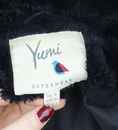 Womens UK Size 8 Yumi Black Basic Jacket