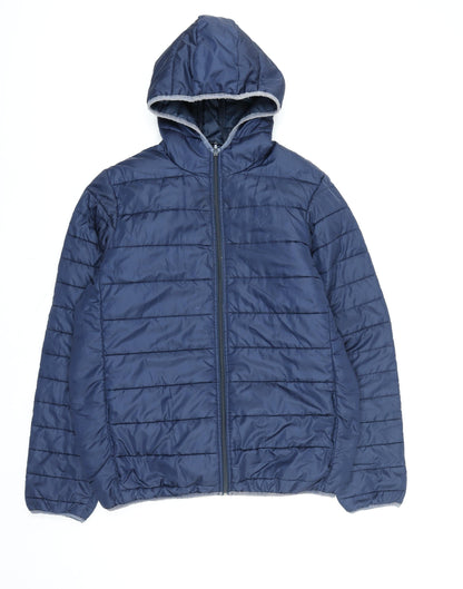 Mens UK Size L FILA Blue Puffer Jacket