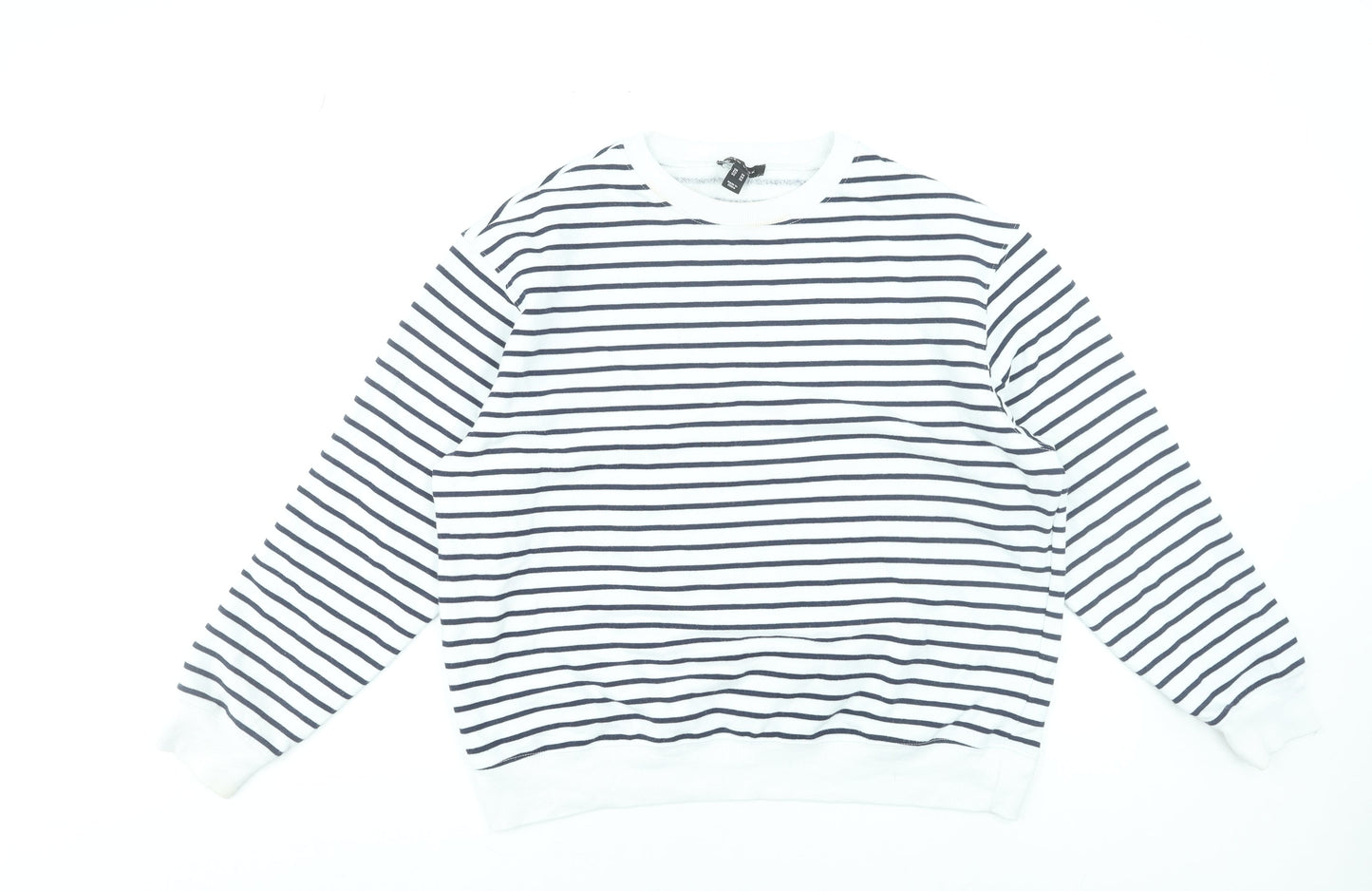Womens UK Size M New Look White Pullover Sweatshirt