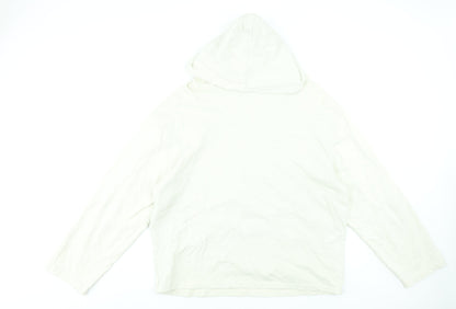 Mens UK Size M ASOS DESIGN Ivory Pullover Hoodie