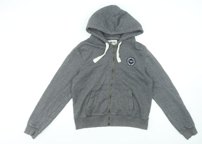 Womens UK Size 18 SoulCal & Co Grey Full Zip Hoodie