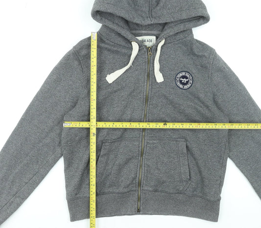 Womens UK Size 18 SoulCal & Co Grey Full Zip Hoodie