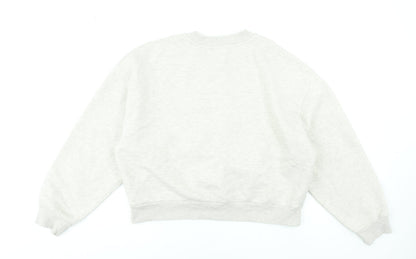 Womens UK Size 14 ASOS Design Beige Pullover Sweatshirt
