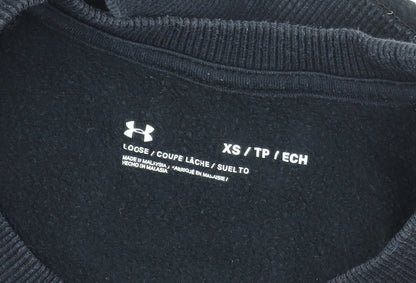 Mens UK Size XS Under armour Black Pullover Sweatshirt