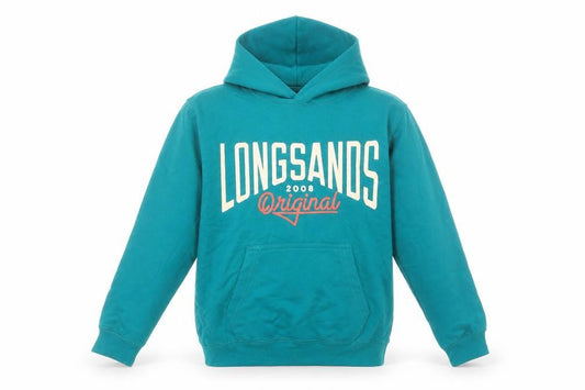Boys UK Size L Longsands Blue Pullover Hoodie