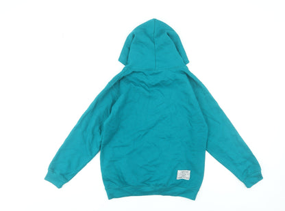 Boys UK Size L Longsands Blue Pullover Hoodie