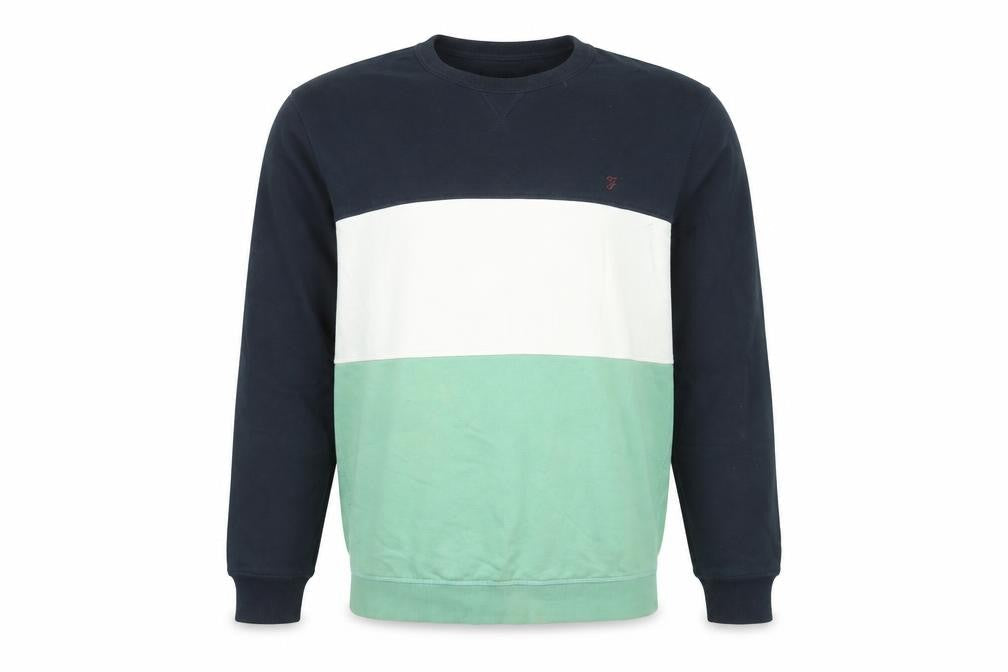 Mens UK Size XL Farah Multicoloured Pullover Sweatshirt