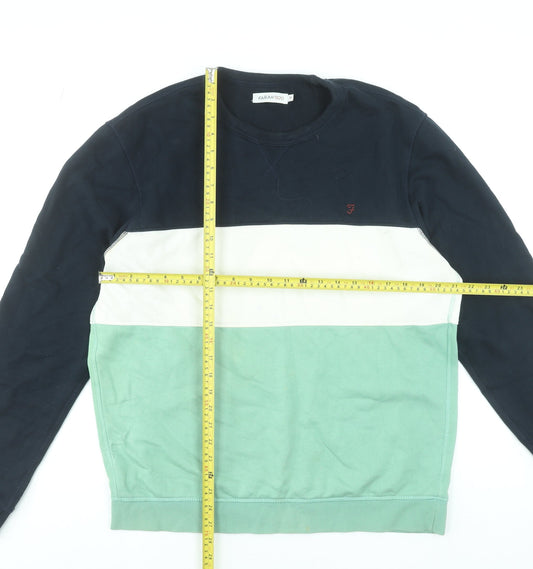Mens UK Size XL Farah Multicoloured Pullover Sweatshirt
