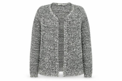 Womens UK Size XL Garcia Jeans Grey Cardigan Jumper