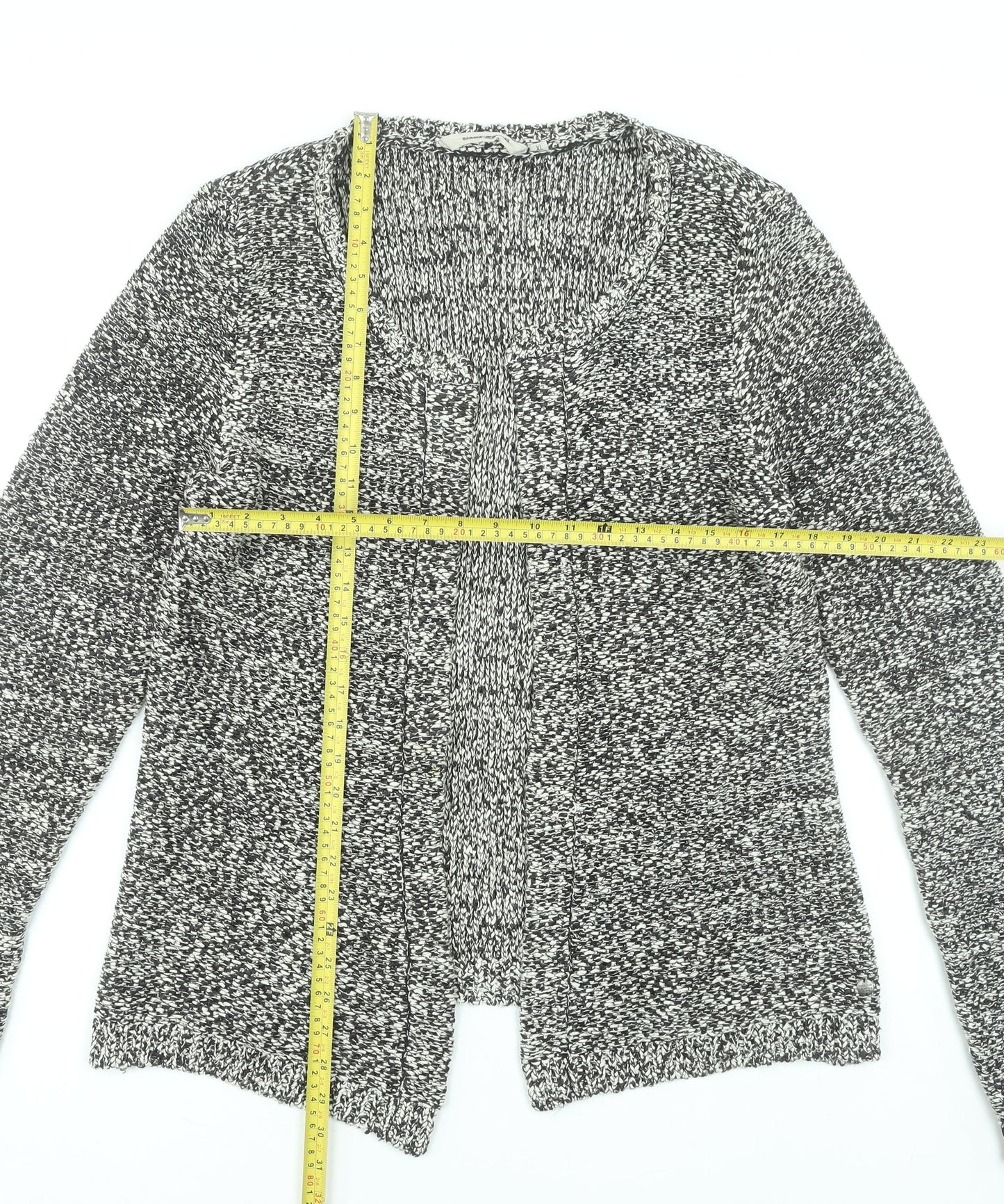 Womens UK Size XL Garcia Jeans Grey Cardigan Jumper