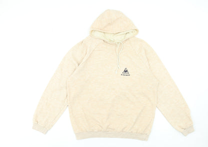Womens UK Size M le coq sportif Beige Pullover Hoodie