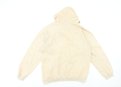 Womens UK Size M le coq sportif Beige Pullover Hoodie