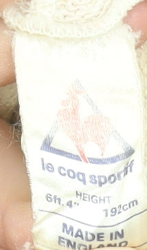 Womens UK Size M le coq sportif Beige Pullover Hoodie