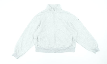 Womens UK Size L Columbia Grey Full Zip Sweatshirt