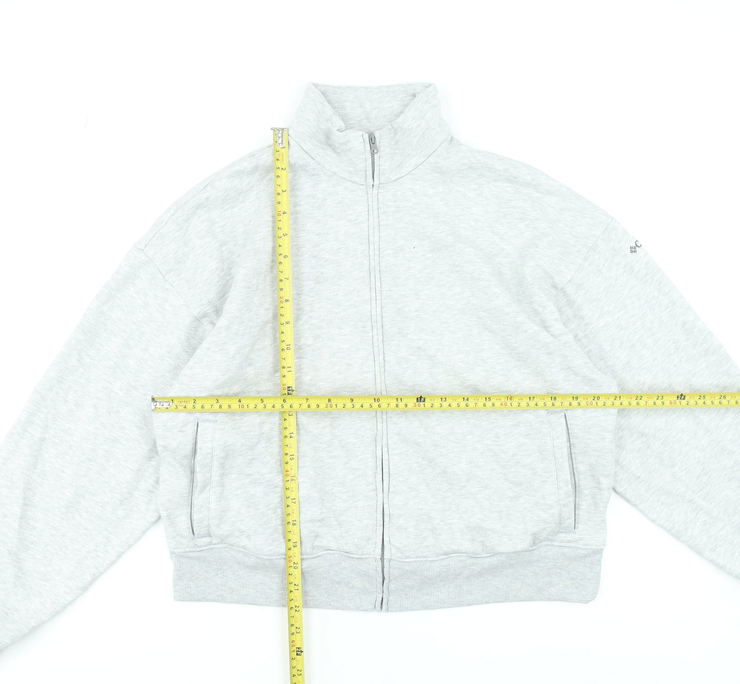 Womens UK Size L Columbia Grey Full Zip Sweatshirt