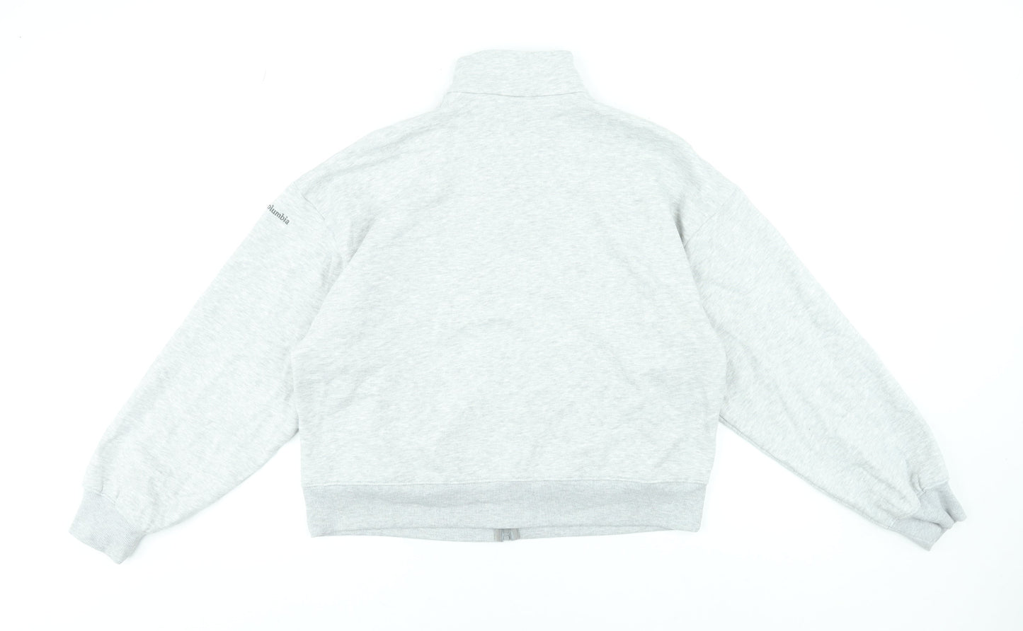 Womens UK Size L Columbia Grey Full Zip Sweatshirt