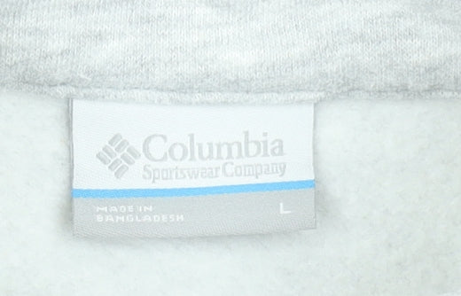 Womens UK Size L Columbia Grey Full Zip Sweatshirt