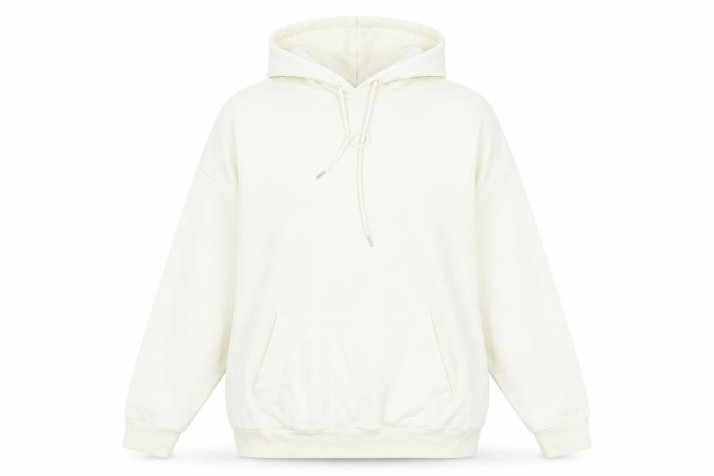 Womens UK Size S Boohoo Ivory Pullover Hoodie