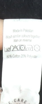 George Boys Black Minecraft Creeper Hoodie 10-11 Years Pullover Cotton Blend