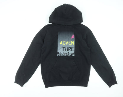 Mens UK Size S Chessington World of Adventures Black Pullover Hoodie