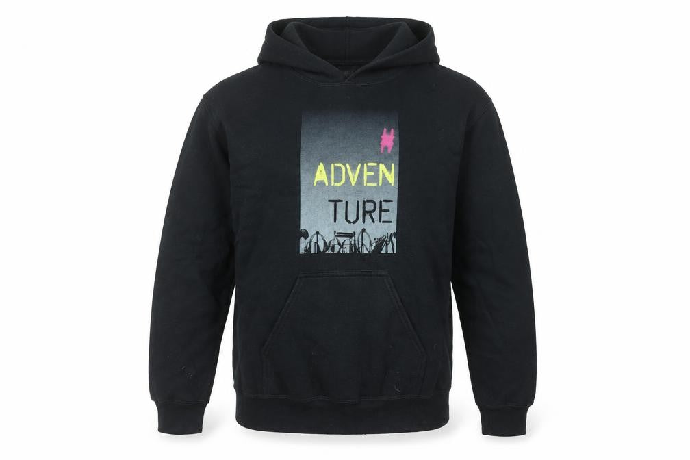 Mens UK Size S Chessington World of Adventures Black Pullover Hoodie