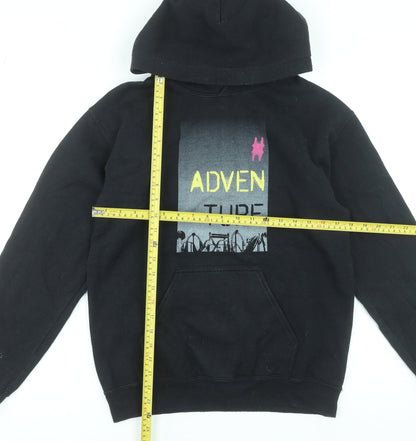Mens UK Size S Chessington World of Adventures Black Pullover Hoodie