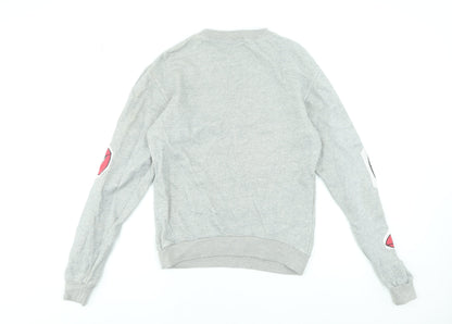 Womens UK Size 12 Influence Grey Pullover Sweatshirt