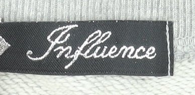 Womens UK Size 12 Influence Grey Pullover Sweatshirt