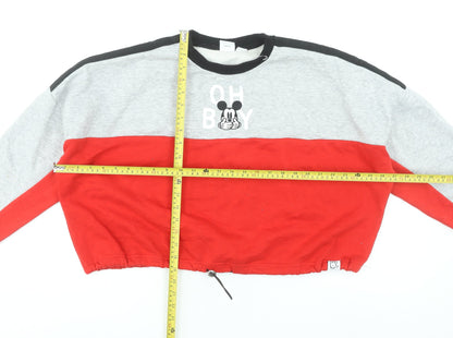 Womens UK Size M Disney Multicoloured Pullover Sweatshirt