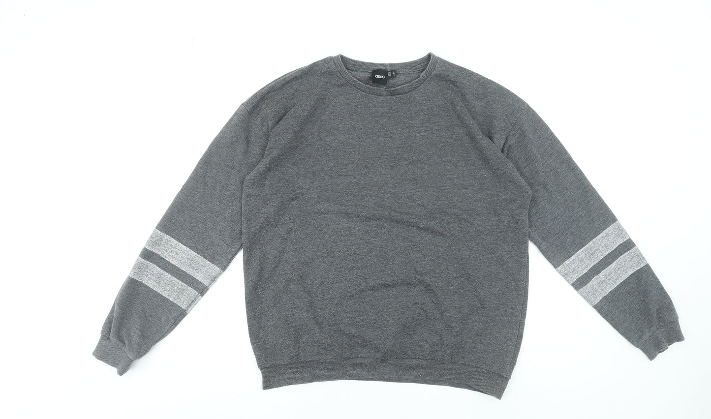 Womens UK Size 12 ASOS Grey Pullover Sweatshirt