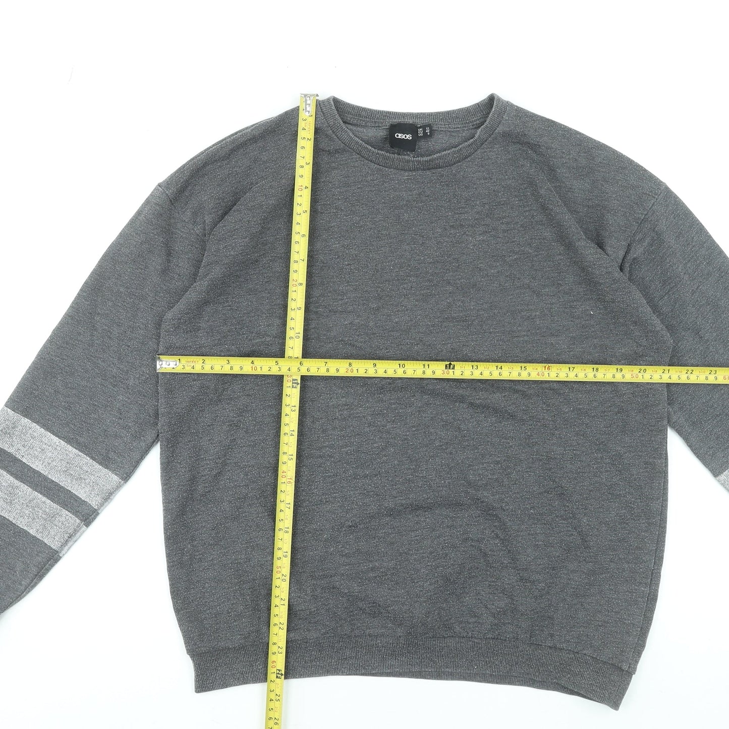 Womens UK Size 12 ASOS Grey Pullover Sweatshirt