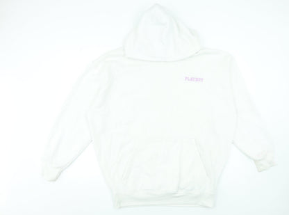 Womens UK Size 6 Missguided White Pullover Hoodie