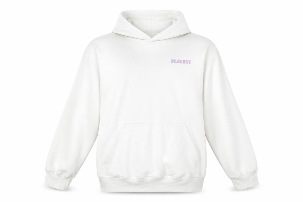 Womens UK Size 6 Missguided White Pullover Hoodie