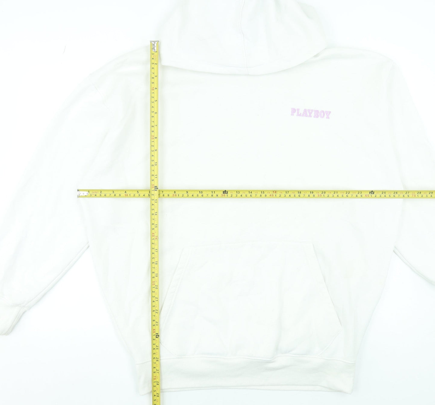 Womens UK Size 6 Missguided White Pullover Hoodie