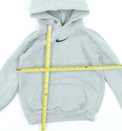 Boys UK Size 9-10 Years Nike Grey Pullover Hoodie
