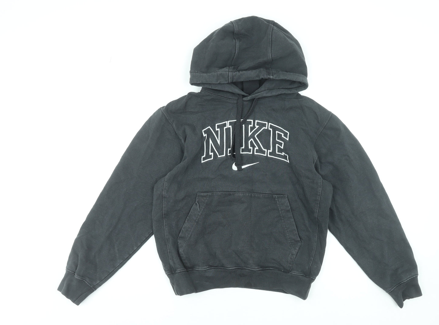 Nike Womens Black XS Pullover Hoodie 100% Cotton Standard Fit